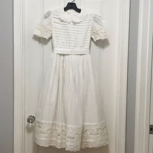 Off white first communion dress